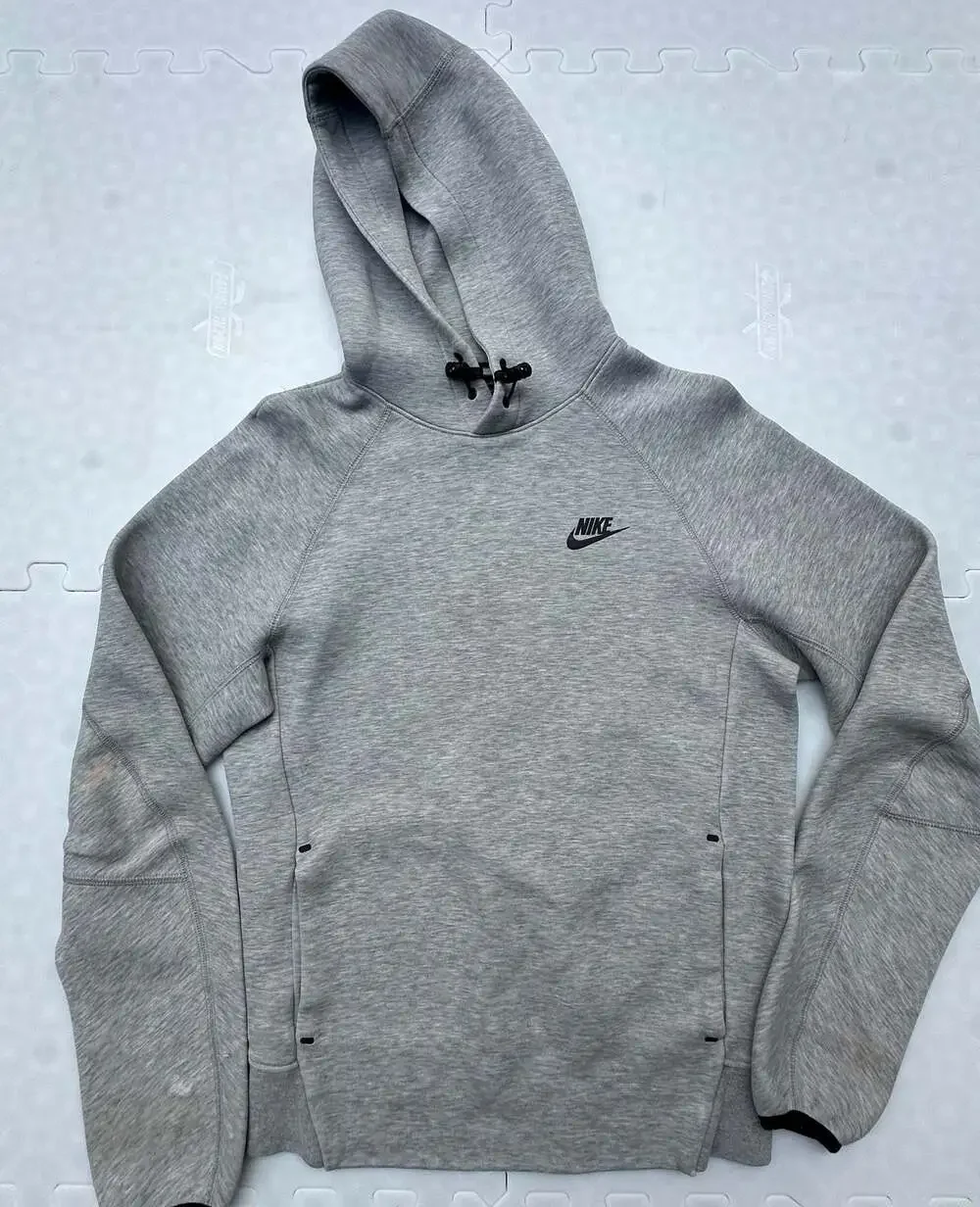Nike Sportswear Tech Fleece Pullover Hoodie Grey  XS